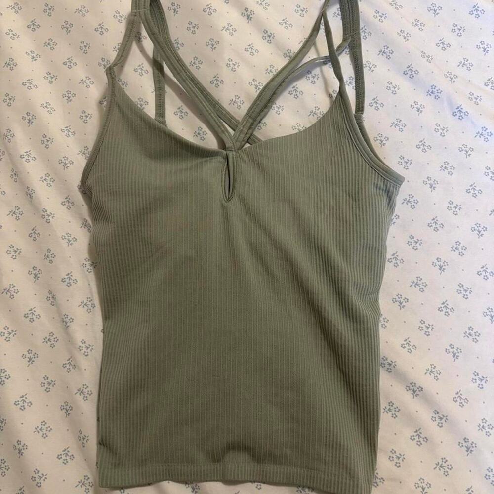 Lululemon green tank top